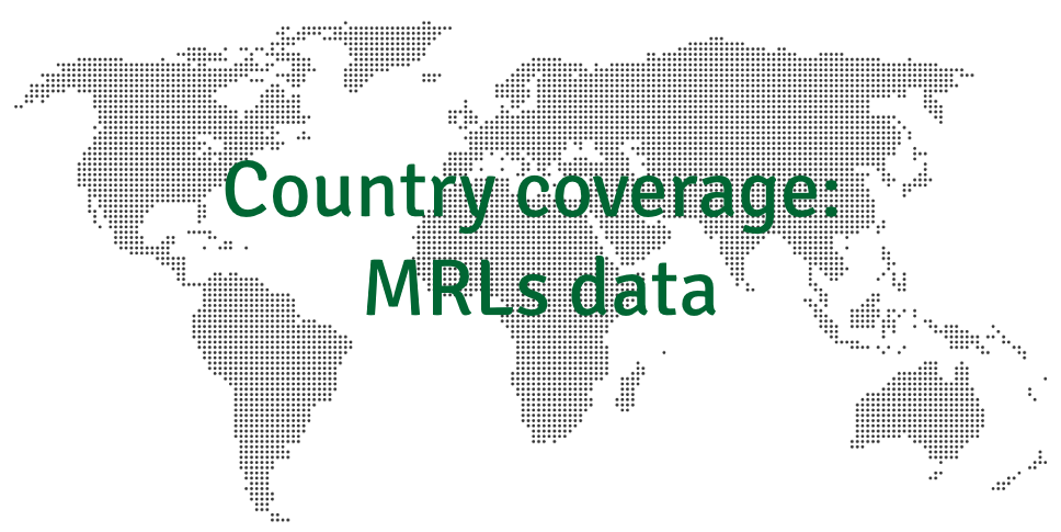 MRLs Information Availability (map)